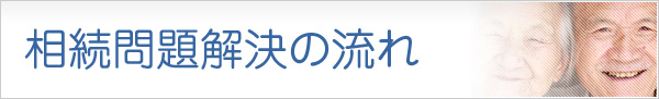 相続問題解決の流れ